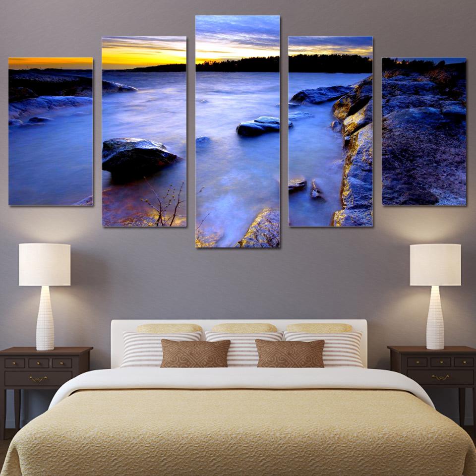 Sea Coast Stone Vision – Ocean Canvas Wall Art