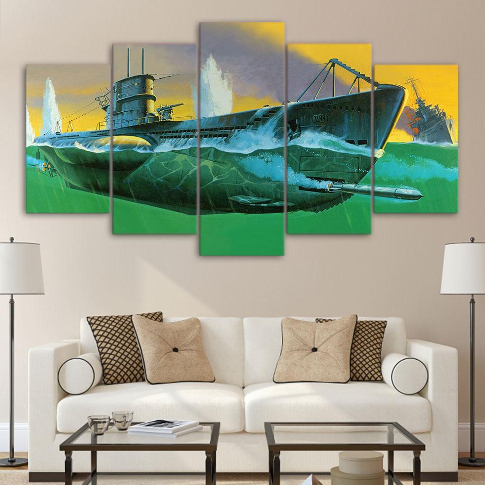 Sea Ferry – Ocean Canvas Wall Art