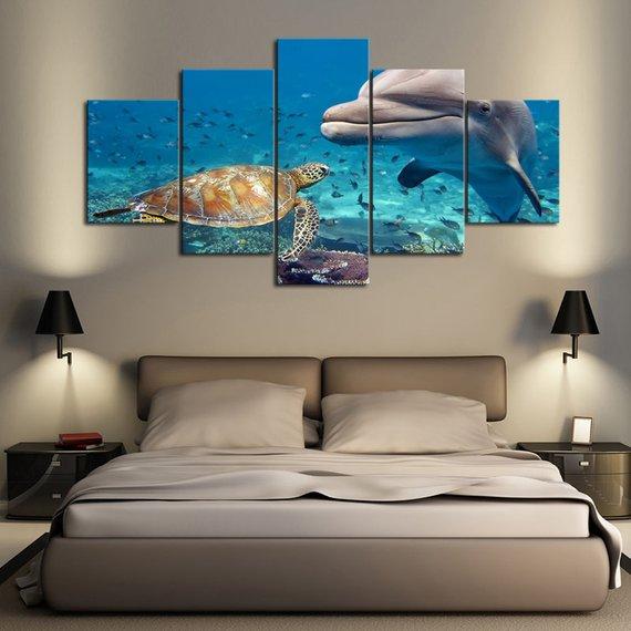 Sea Friends – Animal Canvas Wall Art