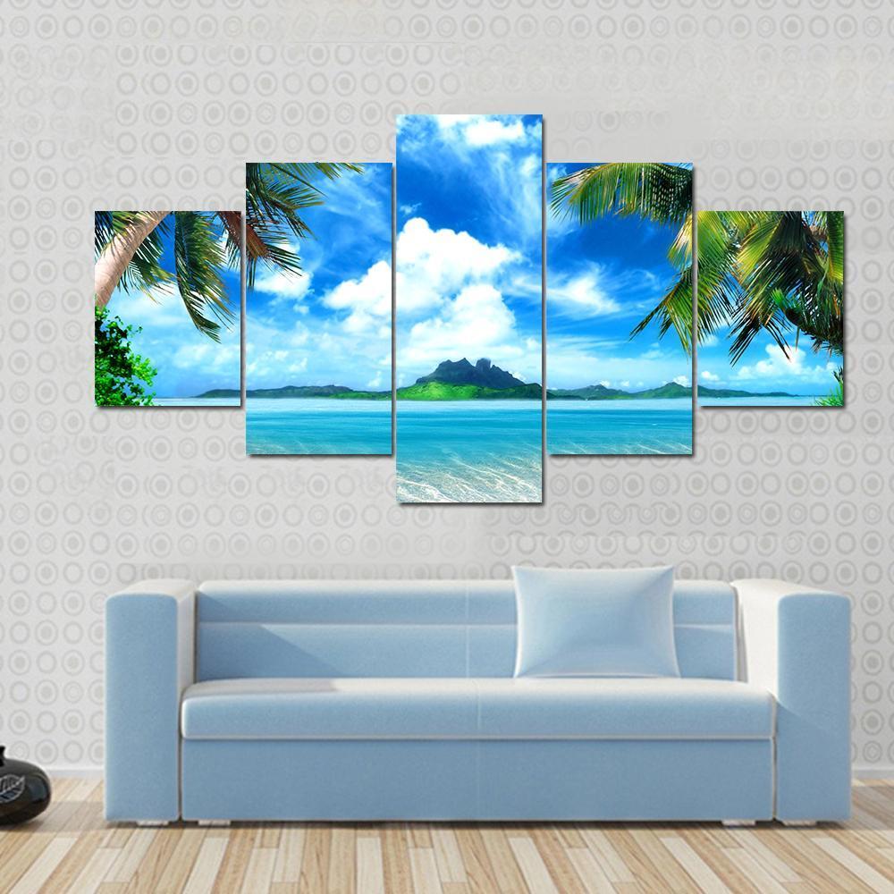 Sea From Tropical Coast – Nature Canvas Wall Art