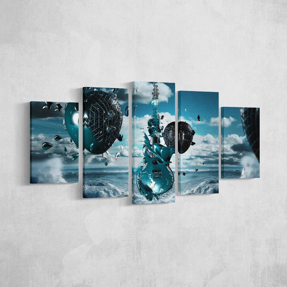 Sea Of Strings – Music Canvas Wall Art