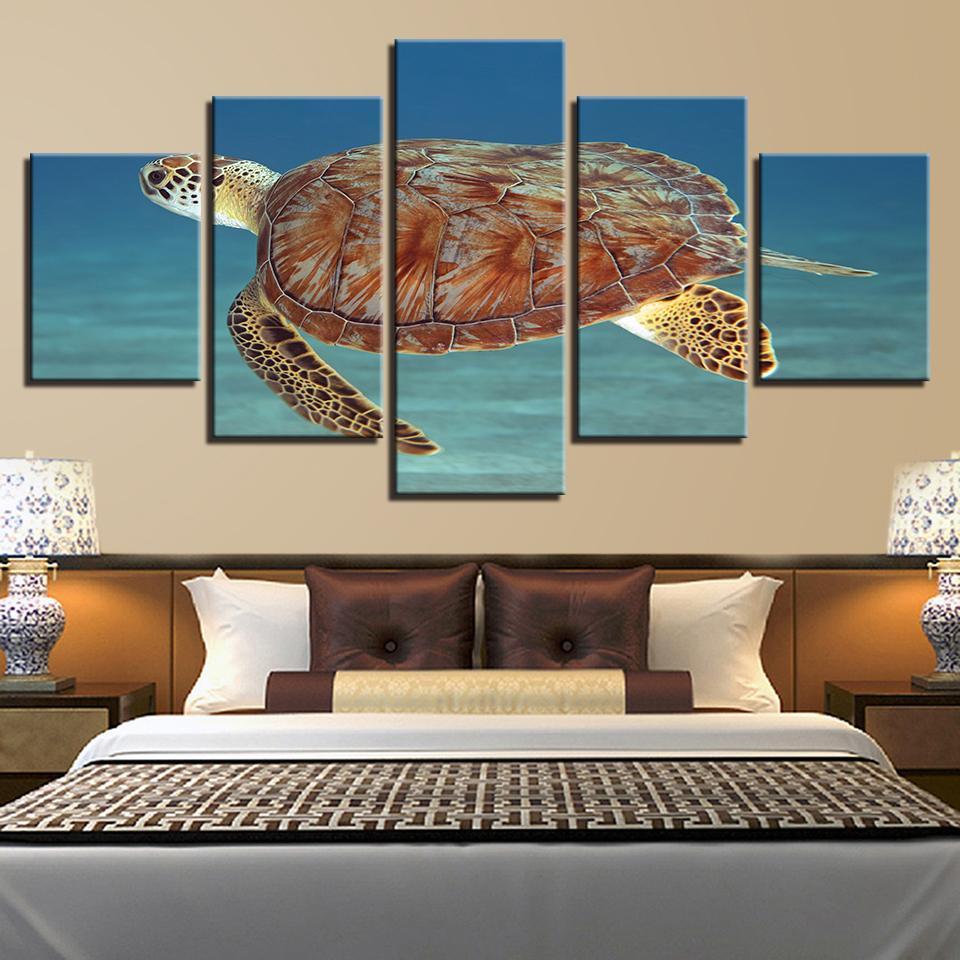 Sea Tortoise – Animal Canvas Wall Art
