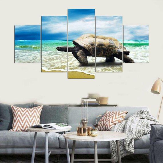 Sea Turtle 02 – Animal Canvas Wall Art