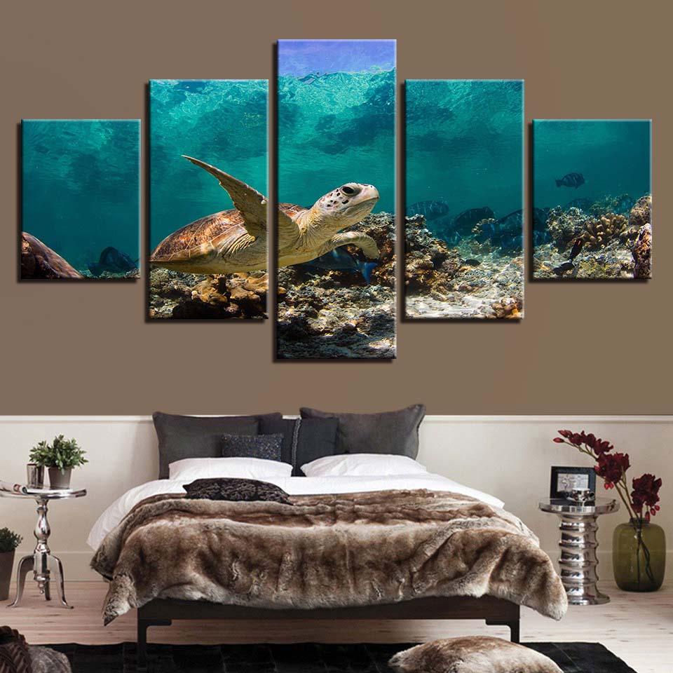Sea Turtles 11 – Animal Canvas Wall Art