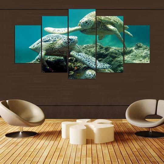 Sea Turtles – Ocean Canvas Wall Art