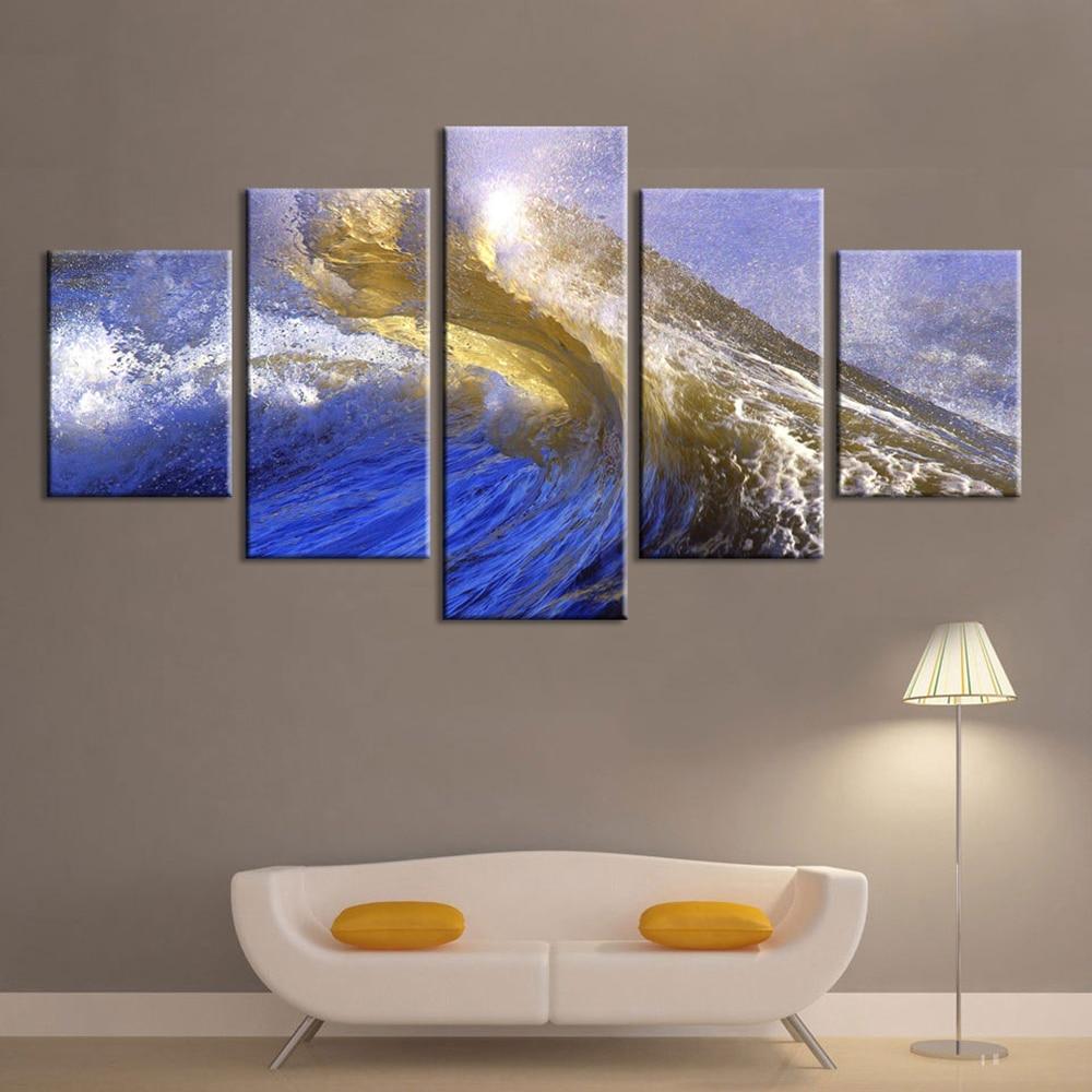 Sea Wave 5 – Space Canvas Wall Art