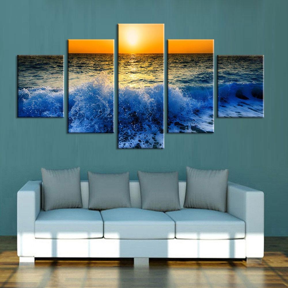Sea Wave 8 – Space Canvas Wall Art