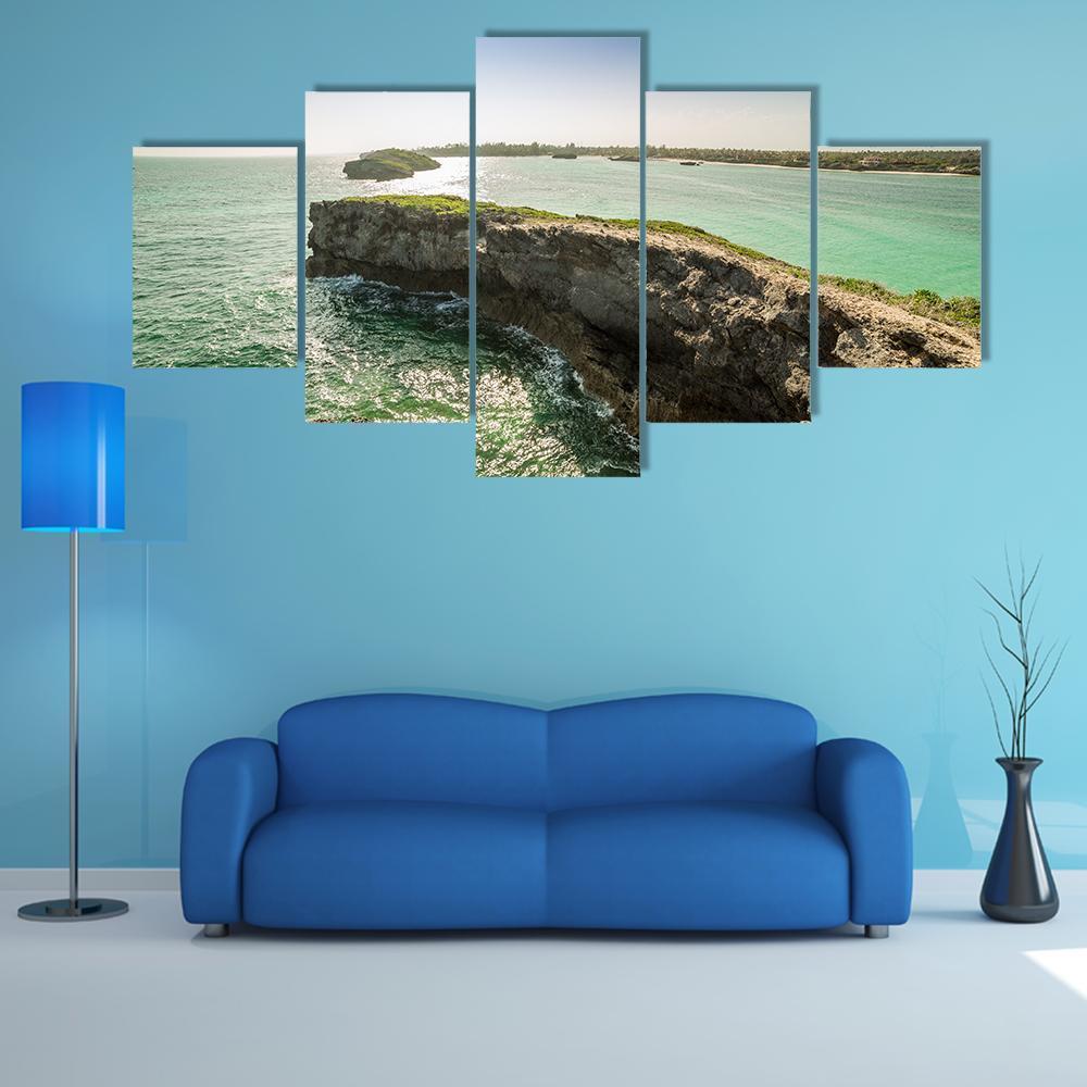 Seascape In Seven Islands Area – Nature Canvas Wall Art