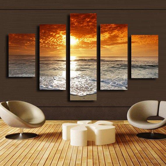 Seascape – Space Canvas Wall Art