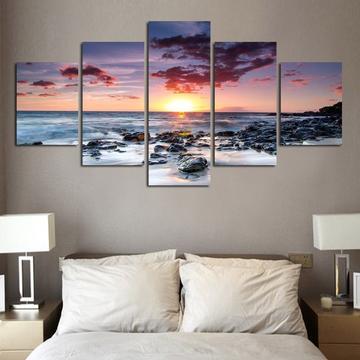 Seascape Sunset – Nature Canvas Wall Art