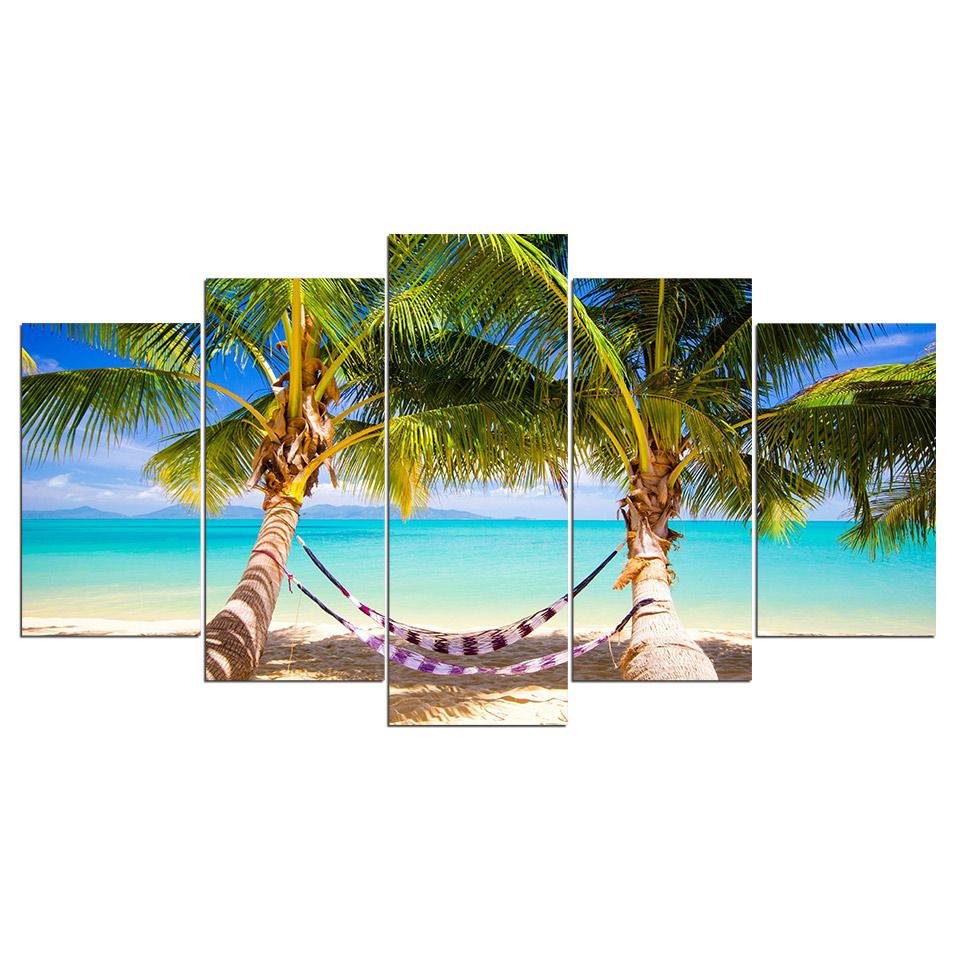 Seaside Beach 02 – Space Canvas Wall Art