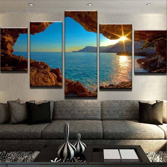 Seaside Beach – Nature Canvas Wall Art