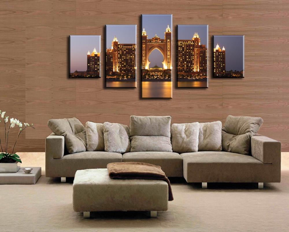 Seaside City – Abstract Canvas Wall Art