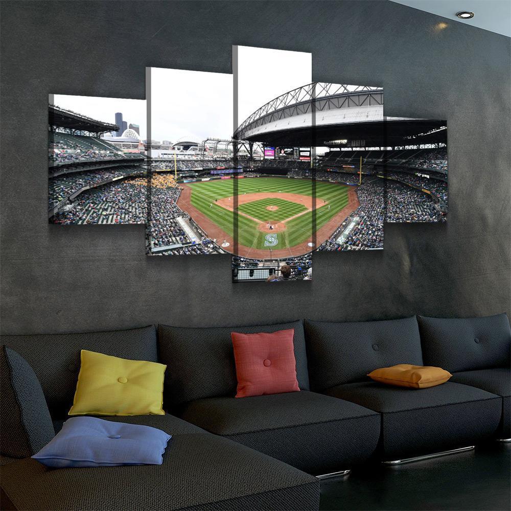 Seattle Mariners Stadium Sport Canvas Wall Art