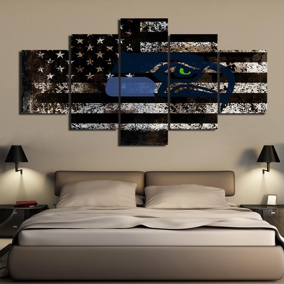 Seattle Seahawks Logo – Sport Canvas Wall Art