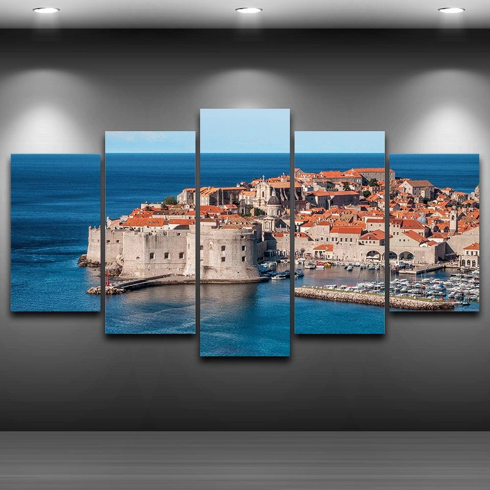 Seaview Building – Nature Canvas Wall Art