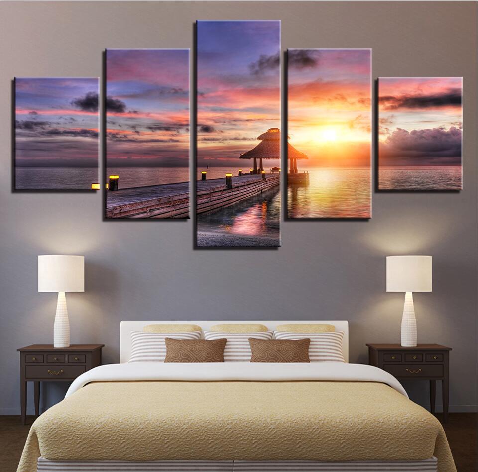 Seaview Sunshine 6 – Nature Canvas Wall Art