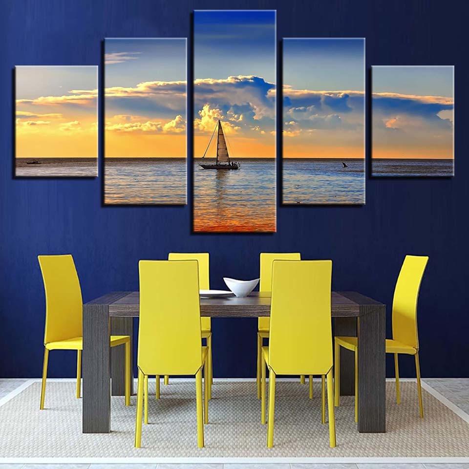Seaview Sunshine 7 – Nature Canvas Wall Art