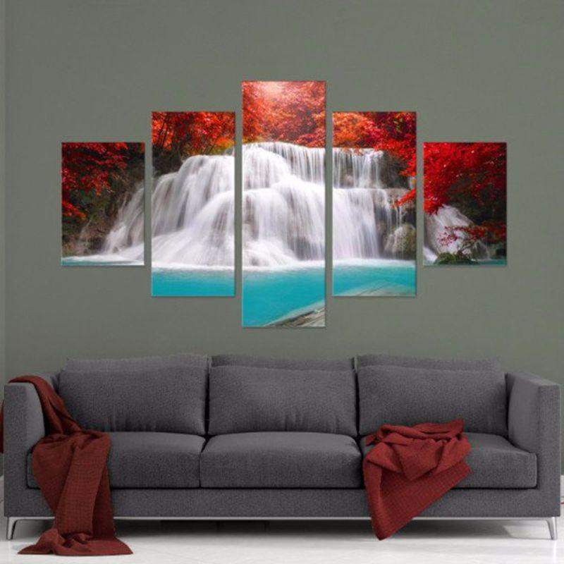 Secret Waterfall 1 – Nature Canvas Wall Art