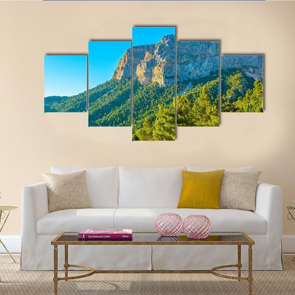 Serra Tramuntana Mountain Range At Mallorca – Nature Canvas Wall Art