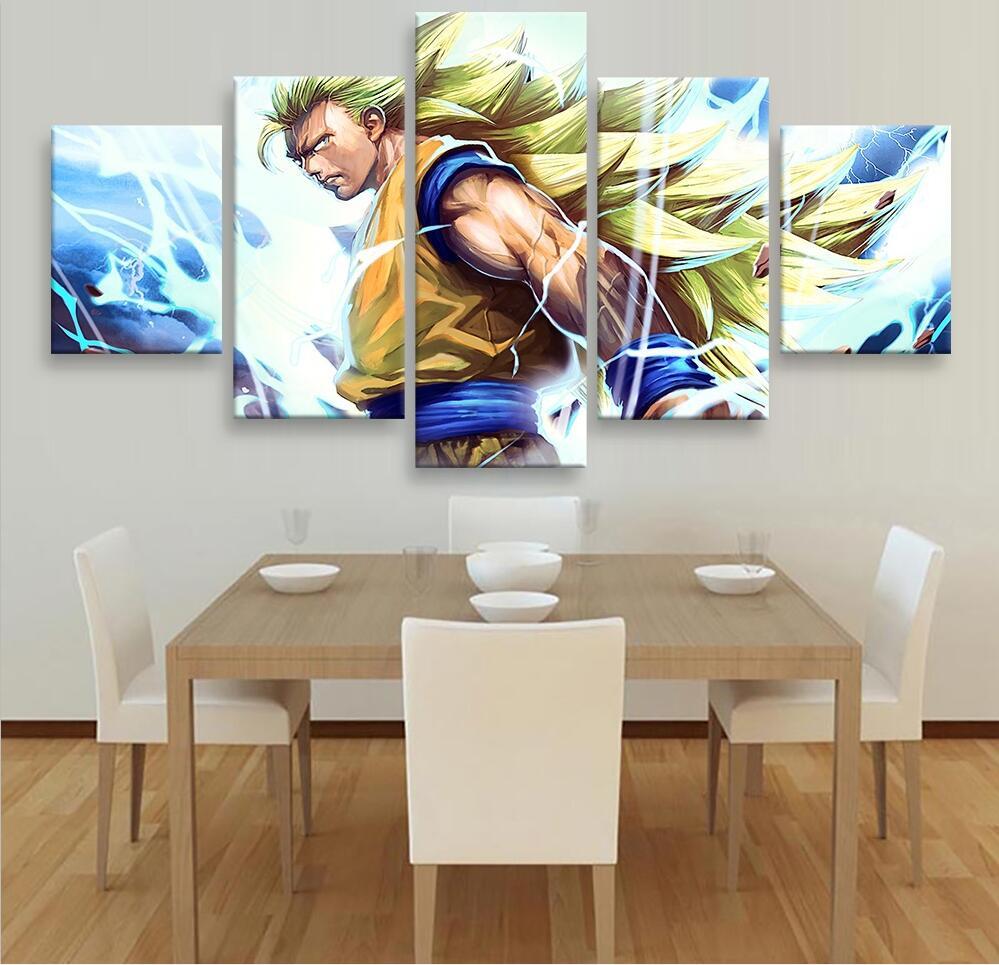 Seven Dragon Ball Figure – Anime Canvas Wall Art