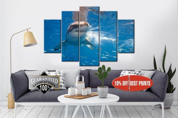 Shark 9 – Animal Canvas Wall Art