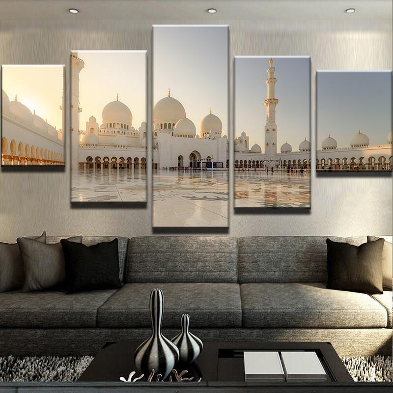 Sheikh Zayed Grand Mosque – Nature Canvas Wall Art