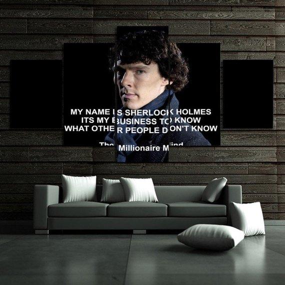 Sherlock Holmes – Famous Person Canvas Wall Art