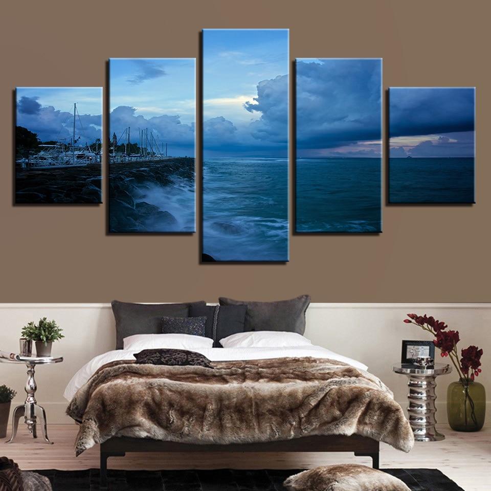 Ship Wharf 1 – Space Canvas Wall Art