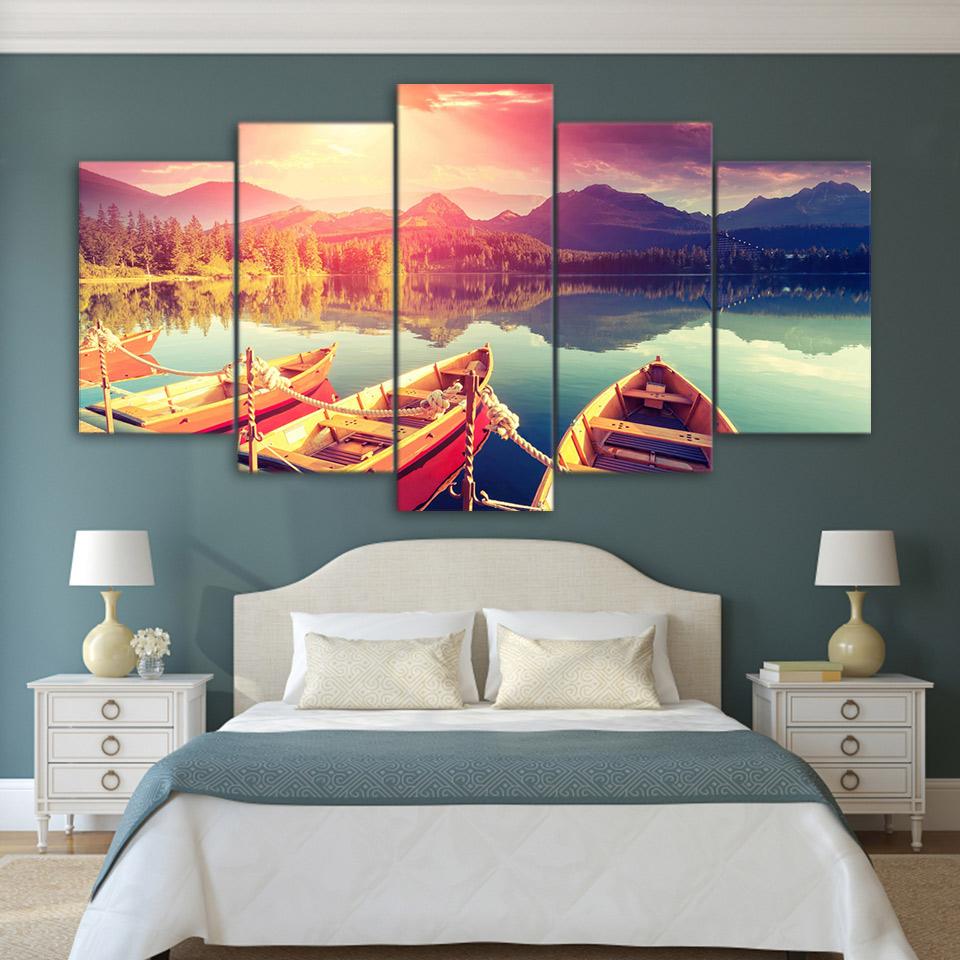 Ships Lake – Space Canvas Wall Art