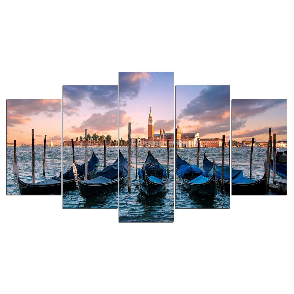 Ships Wharf – Space Canvas Wall Art