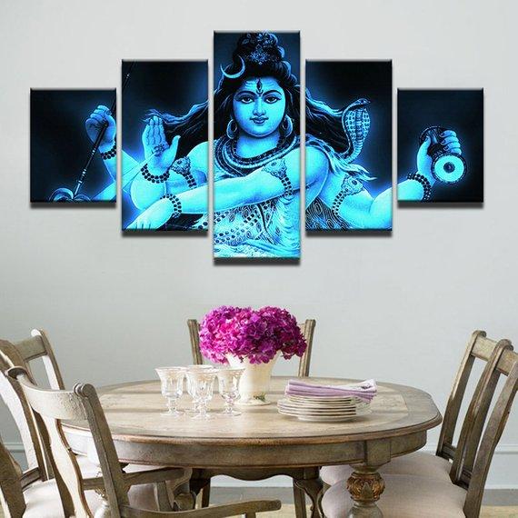 Shiva Large 3 – Religion Canvas Wall Art