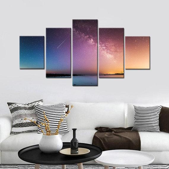 Shooting Star Galaxy – Nature Canvas Wall Art