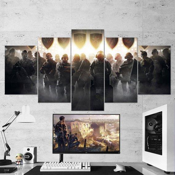 Siege Operators – Gaming Canvas Wall Art