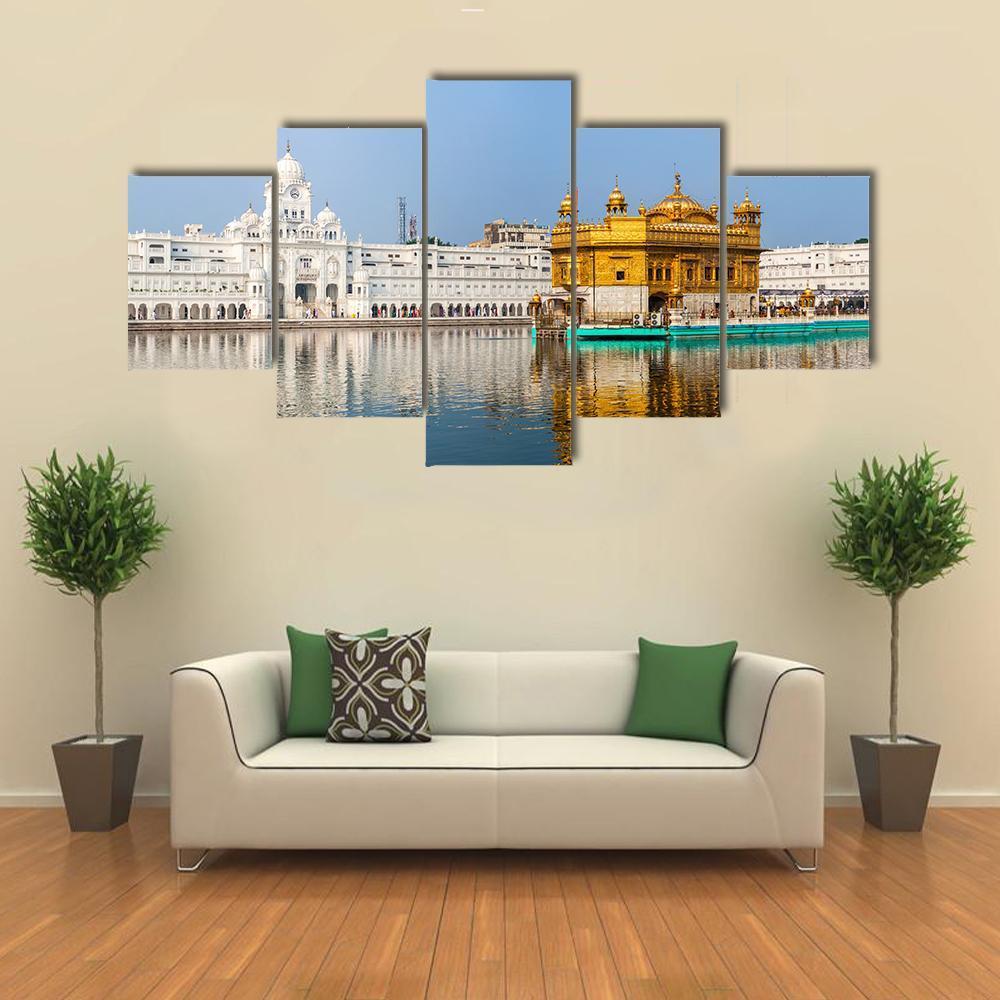 Sikh Gurdwara Golden Temple In India – Nature Canvas Wall Art