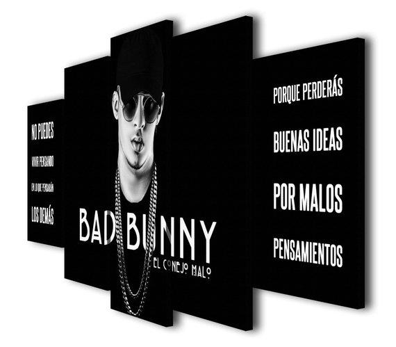 Singer Bad Bunny – Music Canvas Wall Art