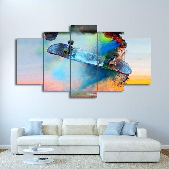 Skateboard 3 – Sport Canvas Wall Art