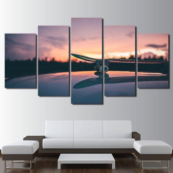 Skateboard Split 1 – Sport Canvas Wall Art