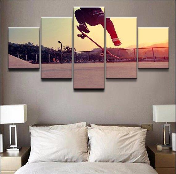 Skateboarder 8 – Sport Canvas Wall Art