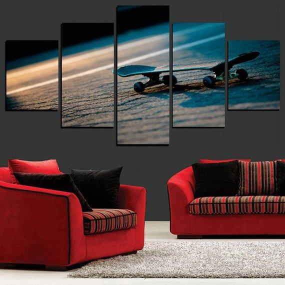Skateboardig 10 – Sport Canvas Wall Art