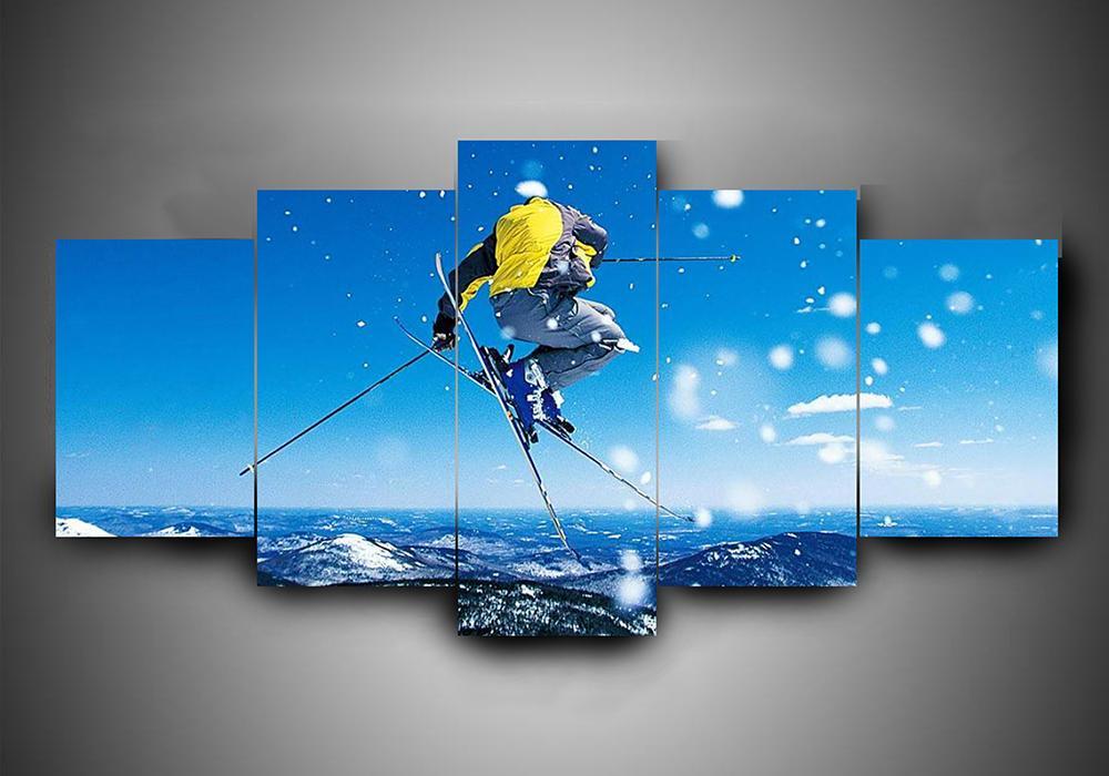 Skiing 1 – Sport Canvas Wall Art