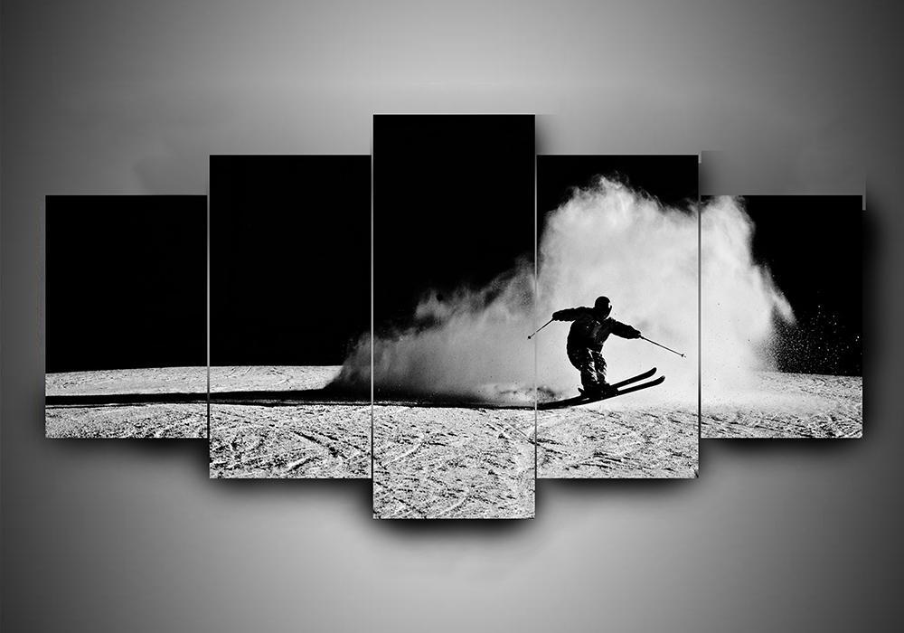 Skiing 2 – Sport Canvas Wall Art