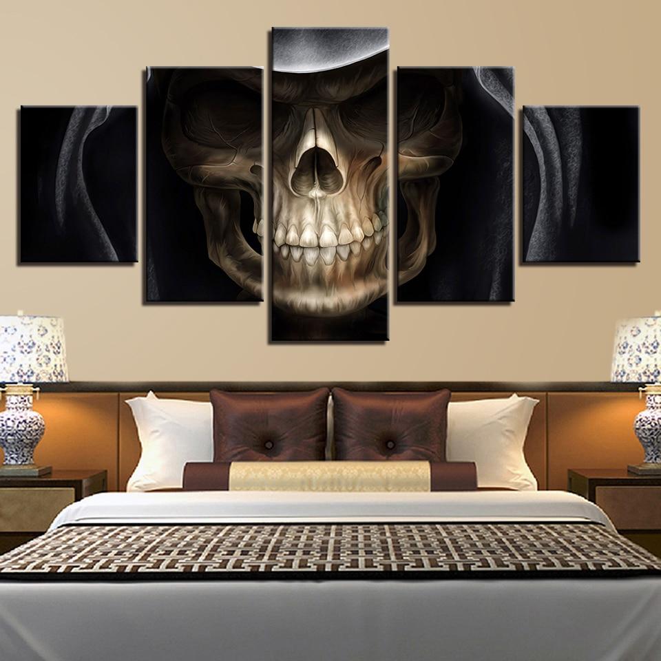 Skull 23 – Abstract Canvas Wall Art