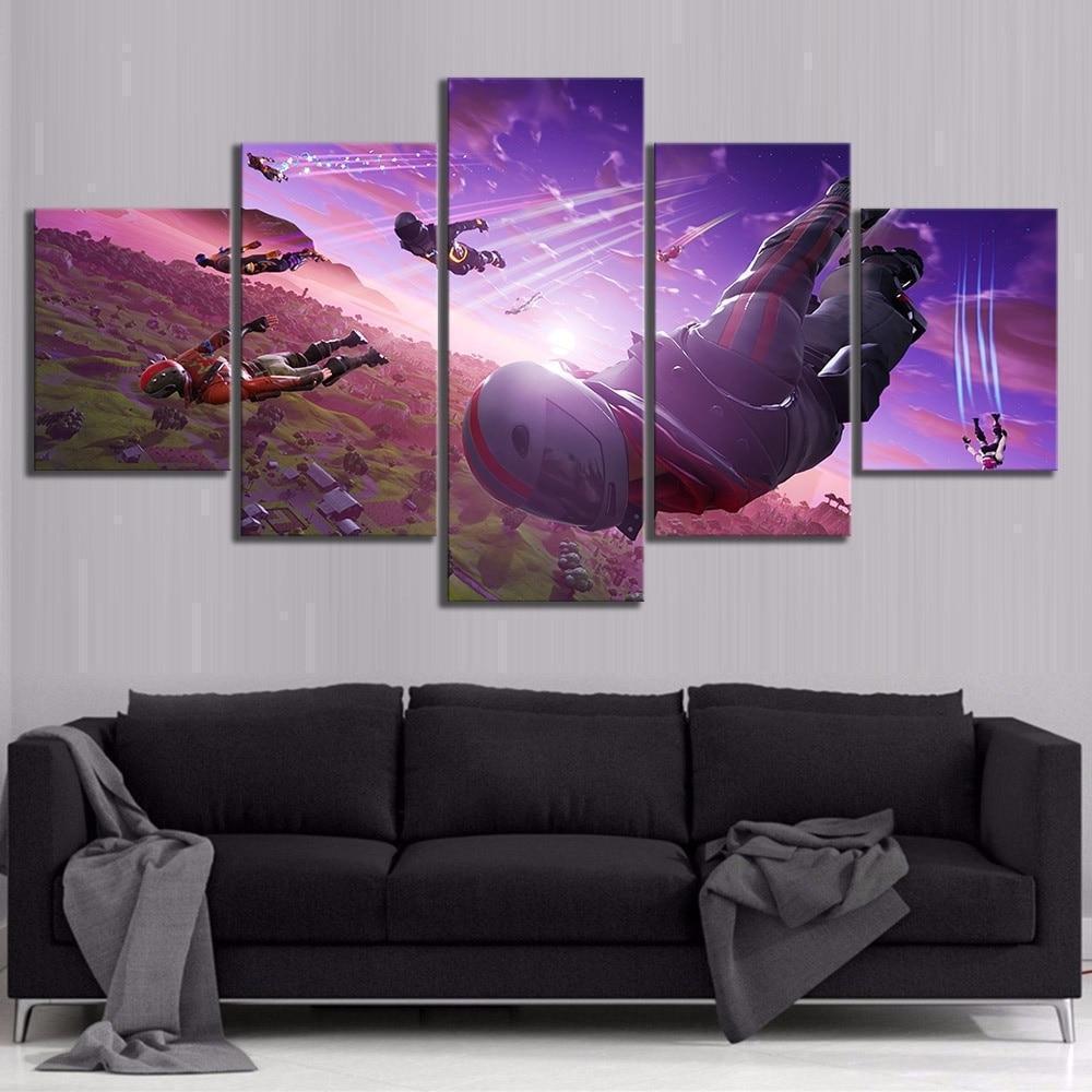 Skydive Burnout – Gaming Canvas Wall Art