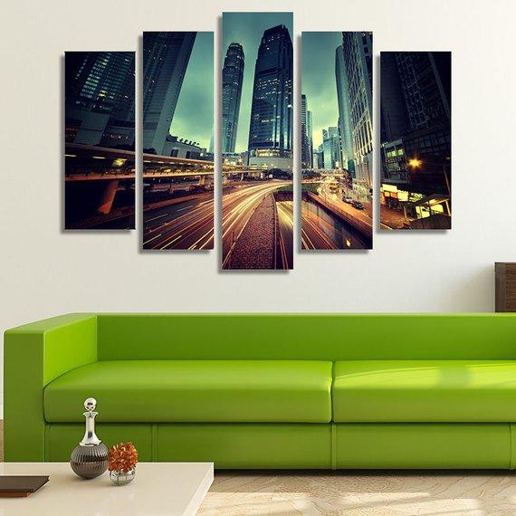 Skyline Hong Kong – Nature Canvas Wall Art