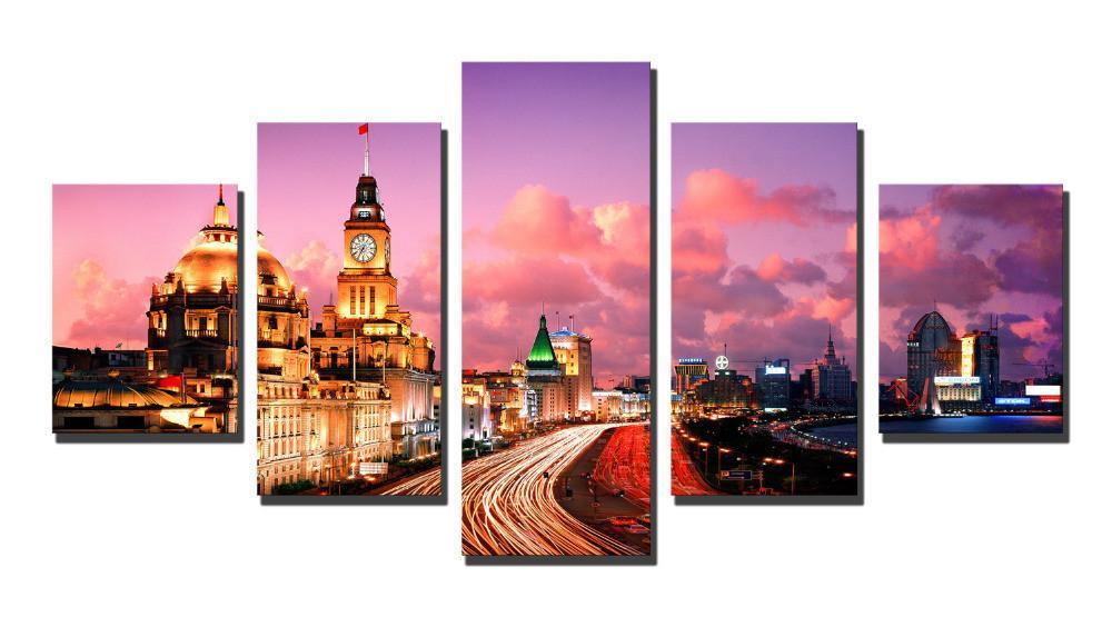 Skyline In Pink – Nature Canvas Wall Art