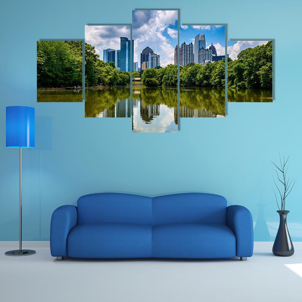 Skyline Of Downtown Atlanta – Nature Canvas Wall Art