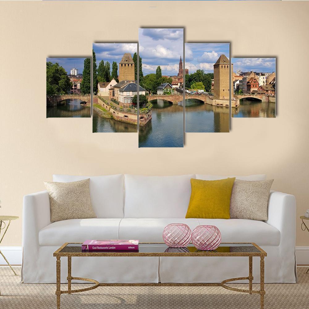 Skyline Strasbourg In Alsace – Nature Canvas Wall Art