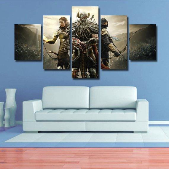 Skyrim 10 – Gaming Canvas Wall Art