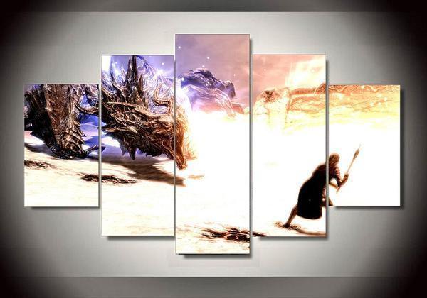 Skyrim 3 – Gaming Canvas Wall Art